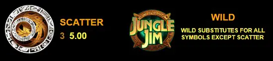 Jungle Jim El Dorado wild scatter