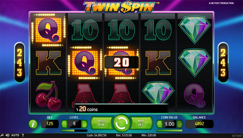 twin spin free play