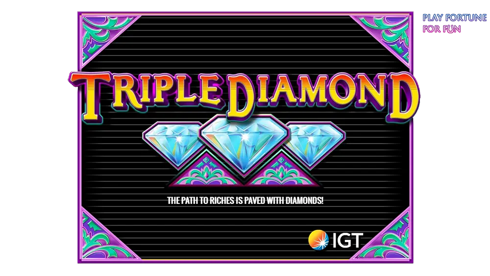 triple diamond start screen