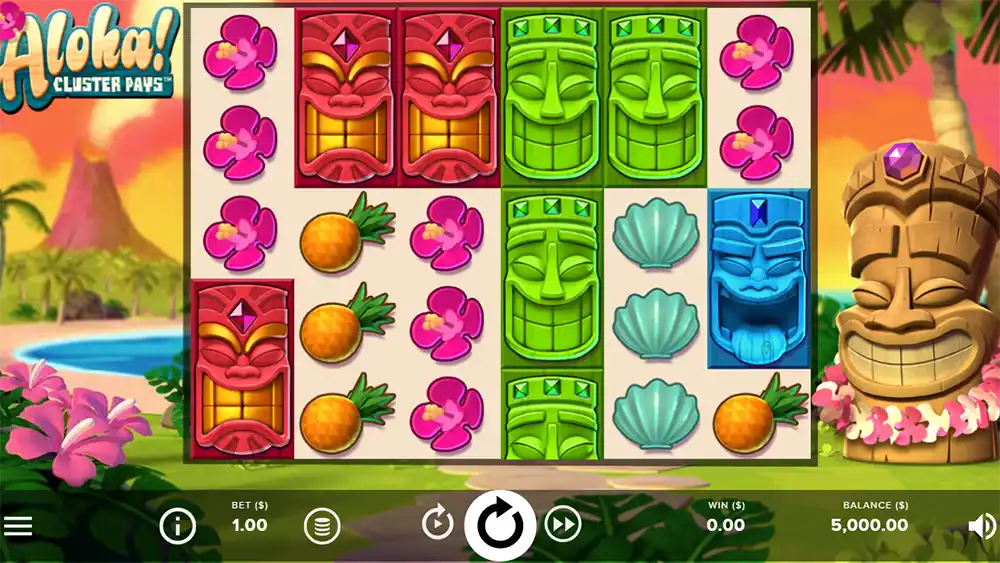 Aloha! Cluster Pays Slot demo play