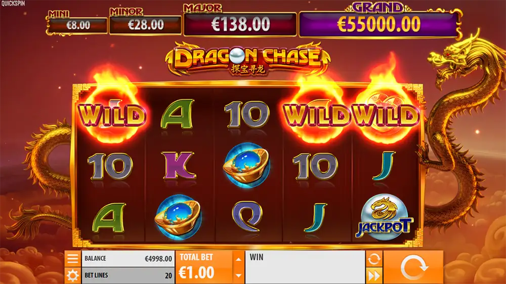 Dragon Chase Slot demo play