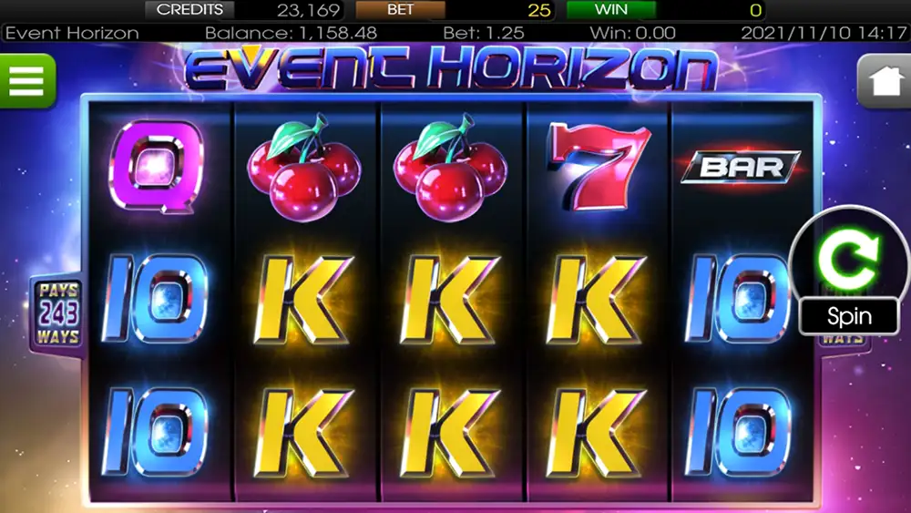 Event Horizon Slot demo