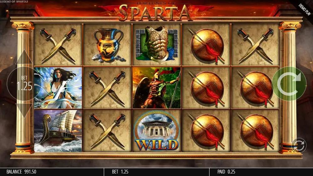 Fortunes of Sparta Slot demo play