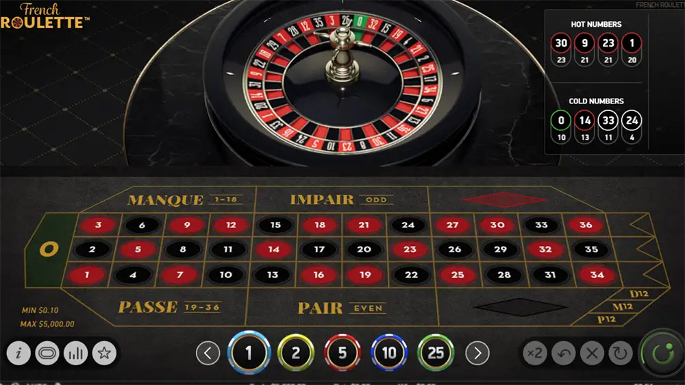French Roulette demo