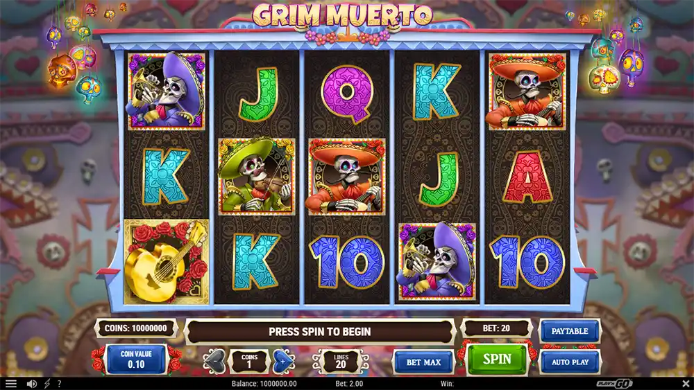 Grim Muerto Slot demo play