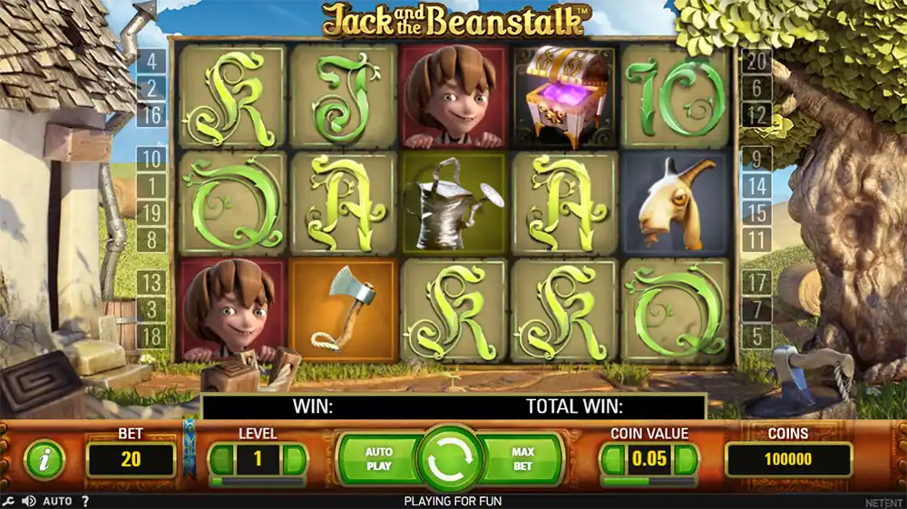 Jack and the Beanstalk Slot demo play