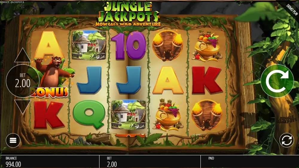 Jungle Jackpots Slot demo play