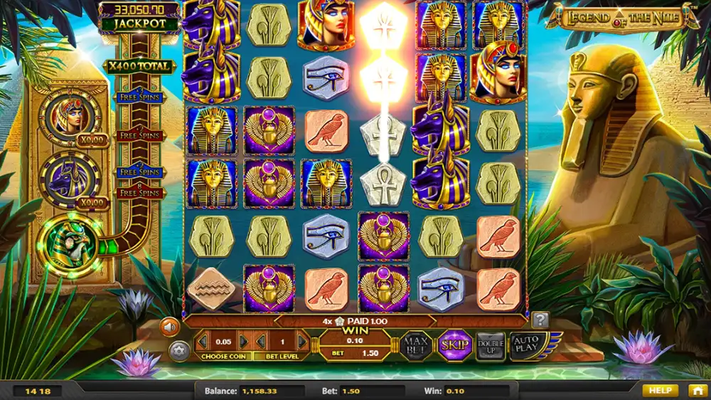 Legend of the Nile Slot demo play