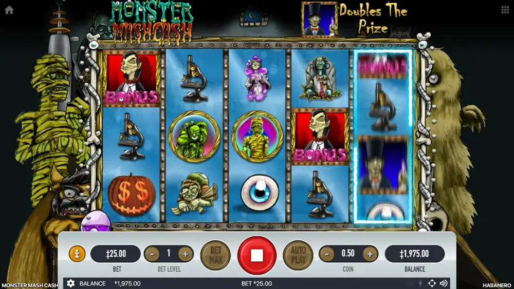 Monster Mash Cash Slot demo play