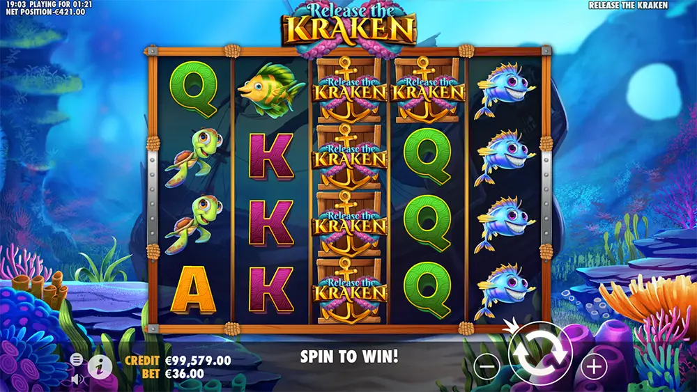 Release the Kraken Slot demo