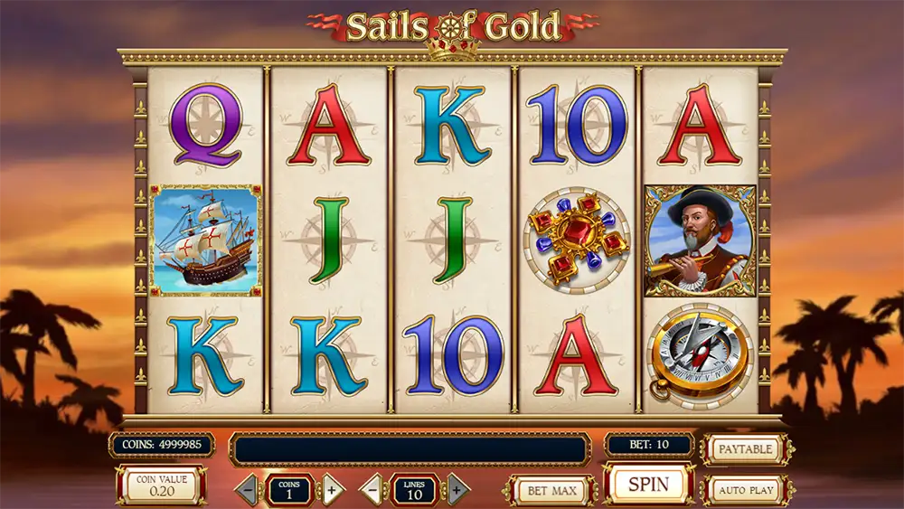 Sails Of Gold Slot demo play