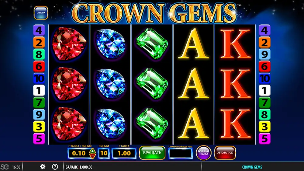 Crown Gems Slot demo play