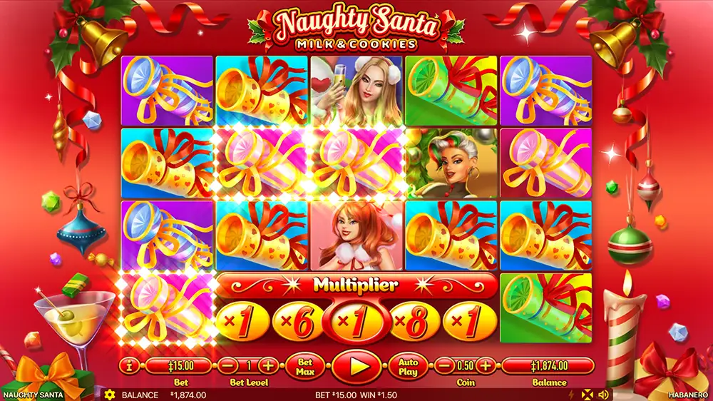Naughty Santa Slot demo play
