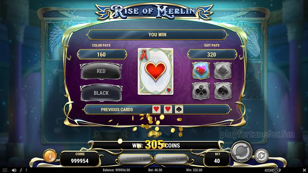 Rise of Merlin gamble