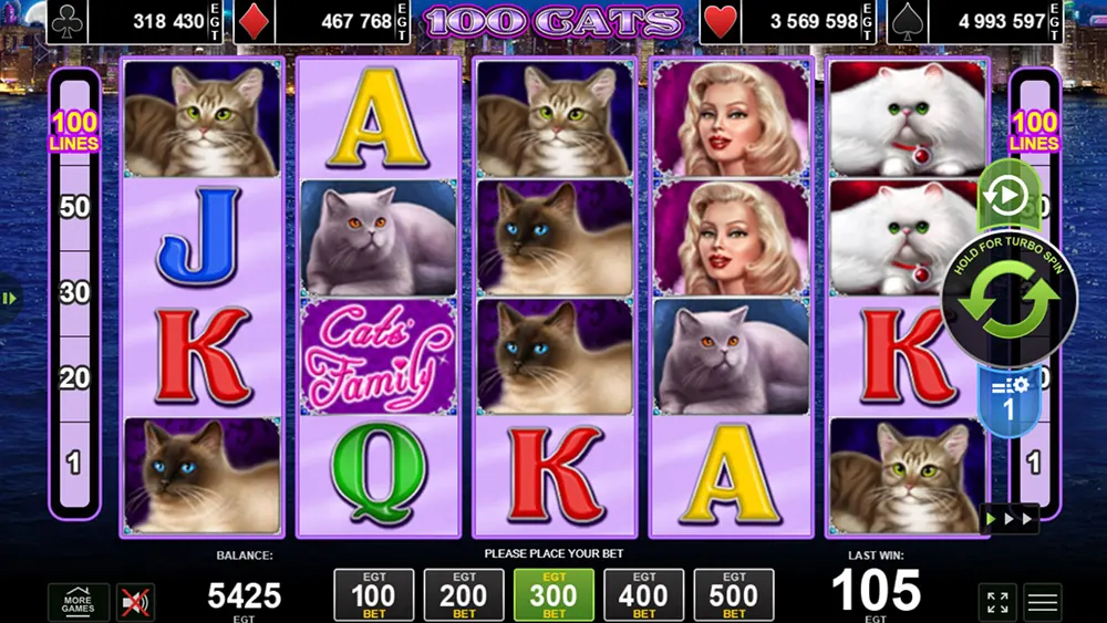 100 Cats demo play