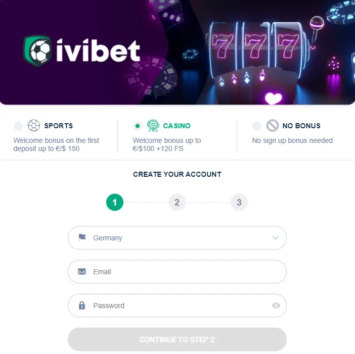 ivibet registration