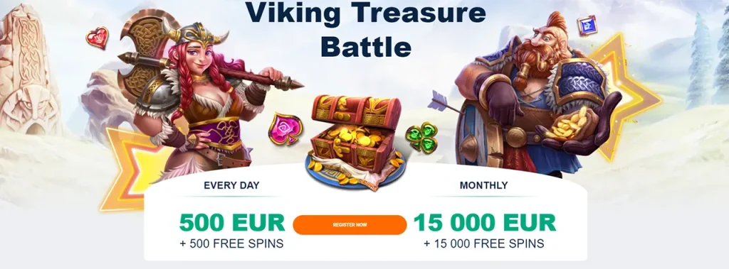 ivibet viking treasure battle