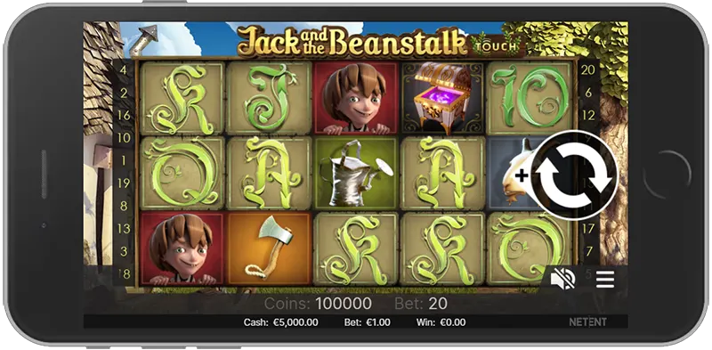 jack and beanstalk slot mobile
