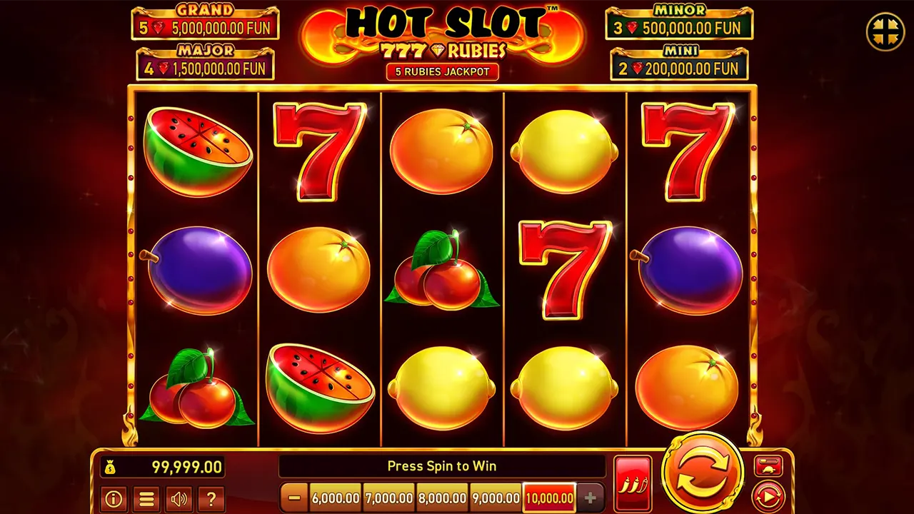 Hot Slot™: 777 Rubies demo