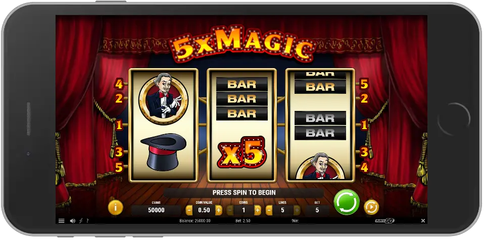 5x magic slot bonus