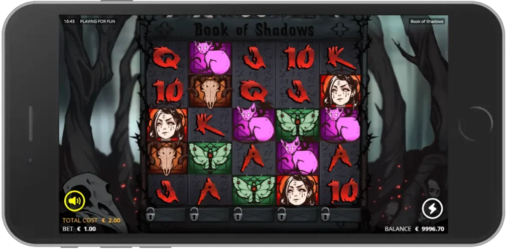 Book of Shadows slot bonus